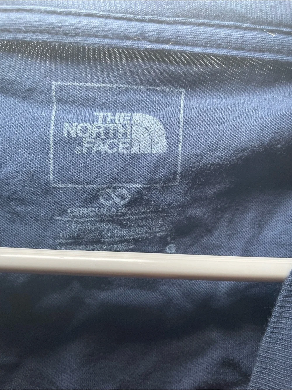 The North Face Navy Short Sleeve Logo Tee